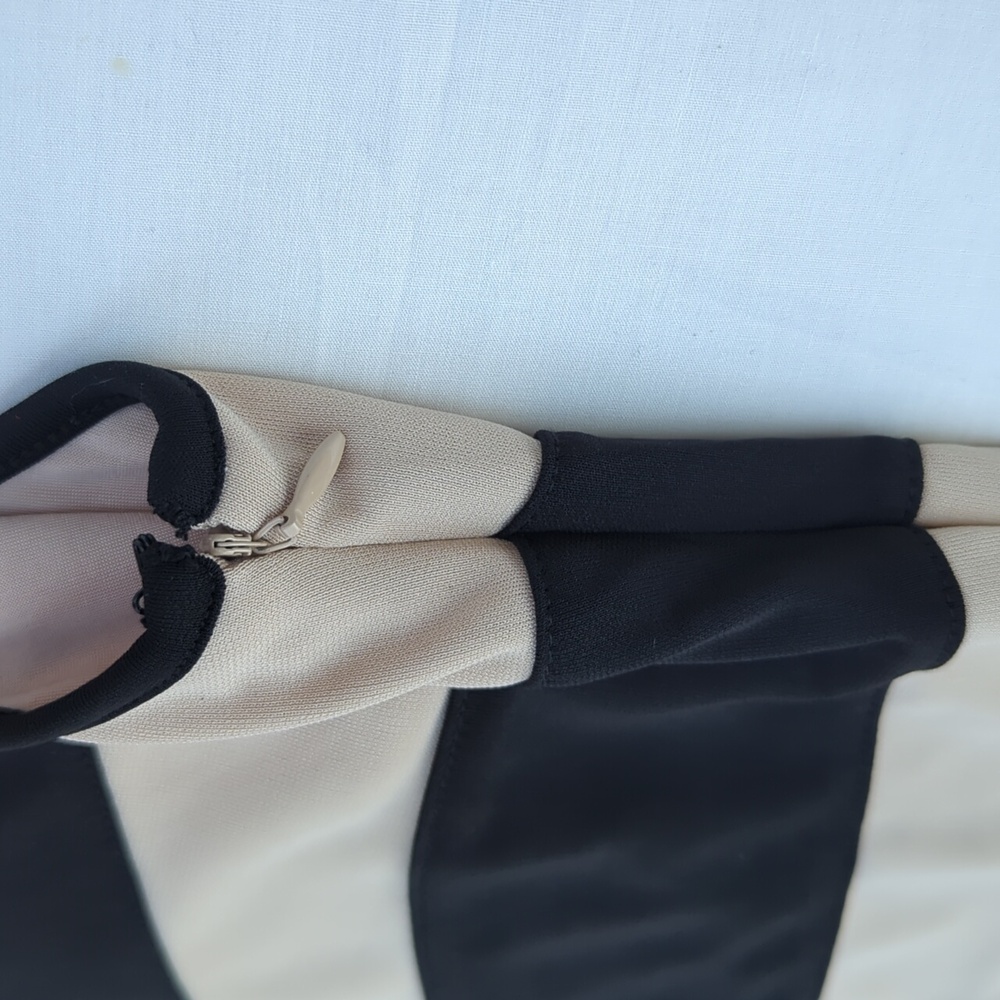 Marciano Bodycon Black and Cream Dress - Picture 6 of 10
